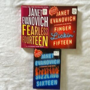 Janet Evanovich Hardcover Book Bundle Plum Novel Fourteen, Fifteen, and Sixteen